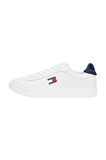 Erkek Tommy Jeans ARCHIVE '98 Leather Sneakers - Beyaz | 41