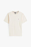 Erkek Regular Fit  Pamuklu T-Shirt - Ekru | M