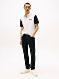 Tommy Hilfiger ARCHIVE COLORBLOCK POLO Erkek Beyaz T-shirt MW0MW405910FA