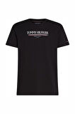 Erkek TH Brand Love Hilfiger Tee – Siyah | XL
