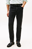 Erkek Düz Kesim 5 Cepli Kot Pantolon - Siyah | 31/32