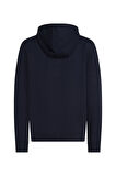 Erkek Hilfiger Stacked Fermuarlı Kapüşonlu Sweatshirt - Lacivert | S