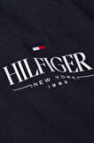Erkek Hilfiger Stacked Fermuarlı Kapüşonlu Sweatshirt - Lacivert | M