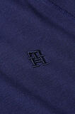 Erkek Regular Fit Monogram Logolu Esnek Sweatshirt - Lacivert | L