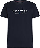 TOMMY HILFIGER Erkek  Lacivert T-Shirt MW0MW39356 DW5