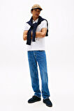 Erkek İnterlock Flagcuff Polo T-Shirt - Beyaz | M