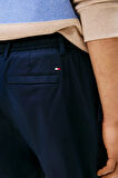Erkek Tapered Fit Bilek Boy Teknik Kumaş Pantolon - Lacivert | 33/30