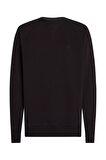 Erkek Monogram Logolu Sweatshirt - Siyah | L