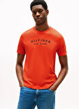 Tommy Hilfiger Bisiklet Yaka Turuncu Erkek T-Shirt MW0MW39356SCX_FATHERS DAY TEE