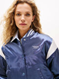 Tommy Jeans TJW SCRIPT VARSITY JACKET Kadın Gri Ceket DW0DW20960PO6