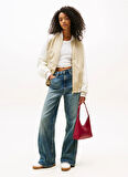 Tommy Jeans Standart Bej Kadın Ceket DW0DW21432RBV