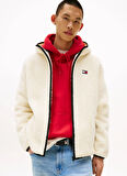 Tommy Jeans Bej Erkek Sweatmont DM0DM19224ACH TJM REG BADGE TEDDY Z