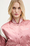 Tommy Jeans TJW SCRIPT VARSITY JACKET Kadın Pembe Ceket DW0DW20960TI0