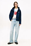 Kadın Kapüşonlu Cepli Cropped Ceket - Lacivert | L