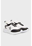 Calvin Klein Jeans Eva Tabanlı Karışık Materyal Runner Erkek Sneaker YM0YM01439-01W