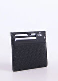 Calvin Klein Siyah Erkek Cüzdan AOP OUTLINE CARDCASE