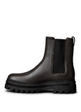 Calvin Klein Koyu Kahve Erkek Bot LUGGED CHELSEA BOOT HIGH LTH