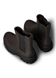 Calvin Klein Koyu Kahve Erkek Bot LUGGED CHELSEA BOOT HIGH LTH