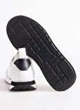 Calvin Klein Beyaz - Siyah Erkek Sneaker RETRO RUNNER SOCK LACEUP LTH