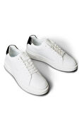 Calvin Klein Beyaz - Siyah Erkek Sneaker CHUNKY CUPSOLE LACEUP LTH