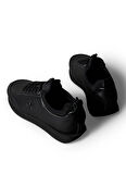 Calvin Klein Siyah Erkek Sneaker RETRO RUNNER SOCK LACEUP LTH
