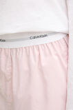 Calvin Klein Kadın Pembe Uzun Kollu Pijama Takımı LV00QS7575 