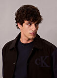 Calvin Klein Jeans Classic Fit Siyah Erkek Ceket LV04RD400GUB1 LS COTTON NYLON VARIS