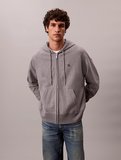 CALVIN KLEIN Erkek Marka Logolu Full Fermuarlı Kapüşonlu Günlük Kullanıma Uygun Gri1 Sweatshirt LV04RD232G P7E
