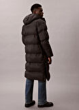 Calvin Klein Jeans Siyah Erkek Mont LV04RD518GUB1 LS LONG LENGTH HOODED