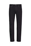 Erkek Slim Fit Daralan Paça Termal Jean Pantolon - Siyah | 33/32