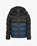 Calvin Klein Jeans Uzun Kollu Naylon Renk Bloklu Şişme Erkek Ceket LV04RD527G-UB1