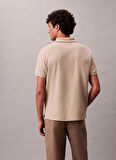 Calvin Klein Kahve Erkek Polo T-Shirt LV04LC239GGPF_SS REFINED PIQUE TIPP