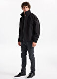 Calvin Klein Normal Siyah Erkek Ceket LV04LD502GUB1_LS 3 IN 1 STAND COLLA