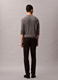 Calvin Klein Normal Bel Normal Paça Normal Siyah Erkek Pantolon LV04LD613GUB1_SLIM SATEEN CHINO TRO