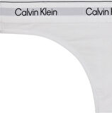 CALVIN KLEIN Kadın Marka Logolu Beyaz Elastik Bantlı Beyaz Külot LV00QF8518 100