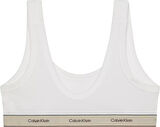 CALVIN KLEIN Kadın Marka Logolu Beyaz Elastik Bantlı Beyaz Sütyen LV00QF8365 100
