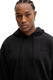 Calvin Klein Erkek Siyah Hoodie Uzun Kollu Kapüşonlu Sweatshirt LV00NM2930