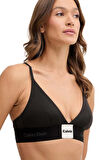 Calvin Klein Kadın Siyah Desteksiz Üçgen Bralet Sütyen LV00QF8610