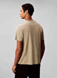 Calvin Klein Bisiklet Yaka Haki Erkek T-Shirt LV04LB275GLKJ_SS SUPIMA CHEST EMB C