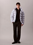 Calvin Klein Gri Erkek Mont LV04LD517GWCP_LS QUILTED BONDED CHA