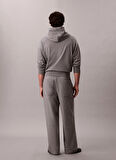 Calvin Klein Normal Bel Normal Gri Erkek Eşofman Altı LV04LD239GP7E_PREMIUM TERRY CK EMBL