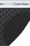 Kadın Monogram Desenli Bikini Altı – Siyah | L