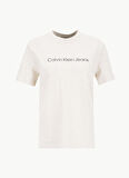 Calvin Klein Jeans Yuvarlak Yaka Baskılı Gri Kadın T-Shirt LV047C912GP4P