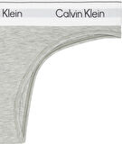 CALVIN KLEIN Kadın Marka Logolu Elastik Bel Bantlı Gri Külot LV00QF8522 P7A