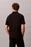 Erkek Regular Fit Interlok Pamuklu Polo T-Shirt - Siyah | XL