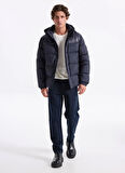 Tommy Hilfiger Mavi Erkek Mont MW0MW40613DW5_MIX DOWN HOODED PUFFE