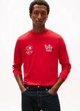 Tommy Hilfiger Kırmızı Erkek Sweatshırt MW0MW41467XLD_MODERN ATHLEISURE LS