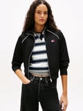Tommy Hilfiger TJW Amblemli Eşofman Üstü Kadın Siyah Sweatshirt DW0DW21930BDS