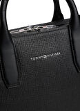 Tommy Hilfiger Siyah Erkek Laptop Çantası TH BUSINESS LEATHER COMPUTER BAG