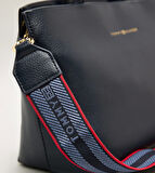 Tommy Hilfiger TH Logo Şeritli Mini Kadın Çanta AW0AW17694DW6